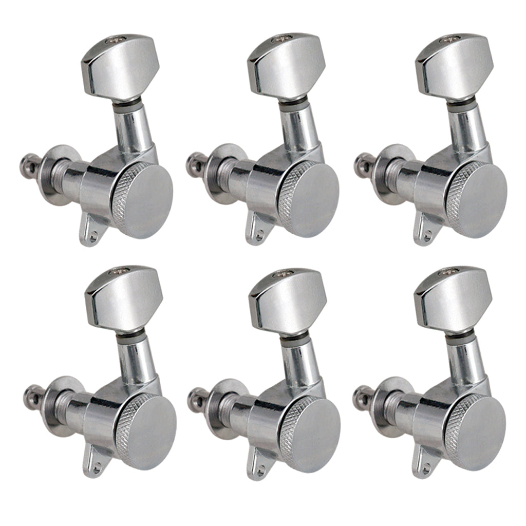 6L Electric Guitar Sealed Closed Tuning Pegs Machine Heads Knobs Accessory