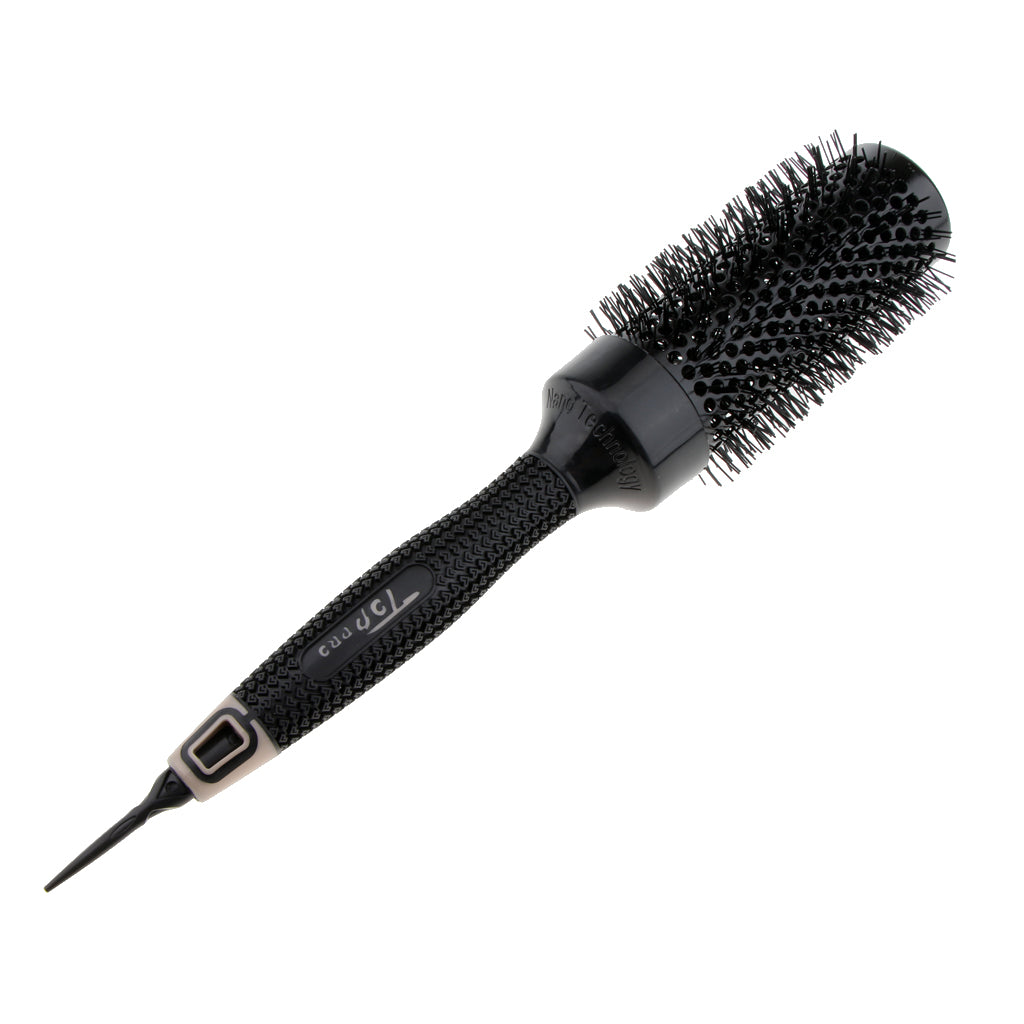 Roll Brush Round Comb for Blow Drying Curly Hair Styling Aluminum Tube 6.2cm