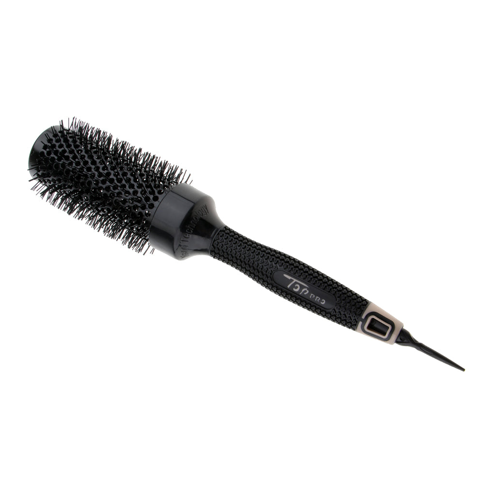 Roll Brush Round Comb for Blow Drying Curly Hair Styling Aluminum Tube 6.2cm