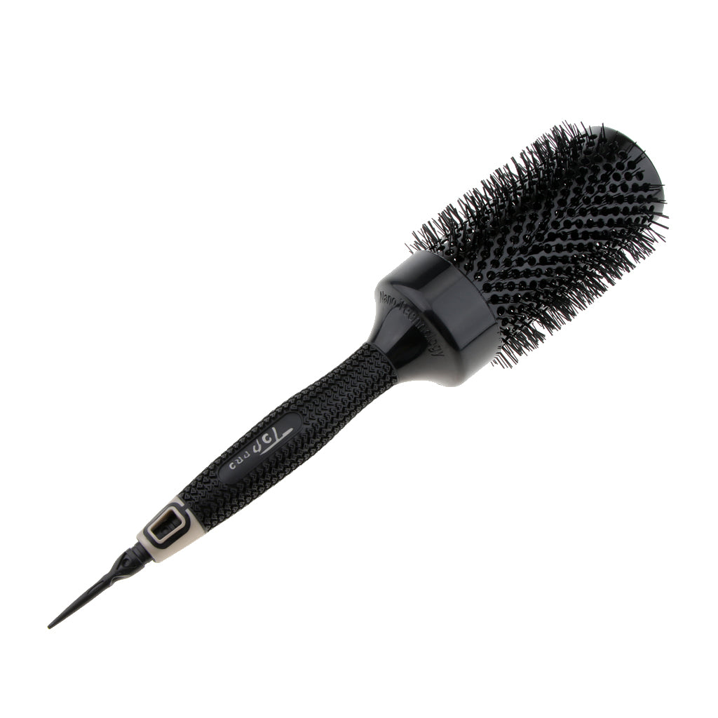 Roll Brush Round Comb for Blow Drying Curly Hair Styling Aluminum Tube 7.5cm