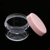 12pcs 15g Makeup Sample Container Cosmetic Lotion Cream Gel Jars Pots  Pink