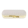 Leather Lipstick Lip Gloss Case Storage Box Balm Holder with Mirror White