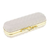 Leather Lipstick Lip Gloss Case Storage Box Balm Holder with Mirror White