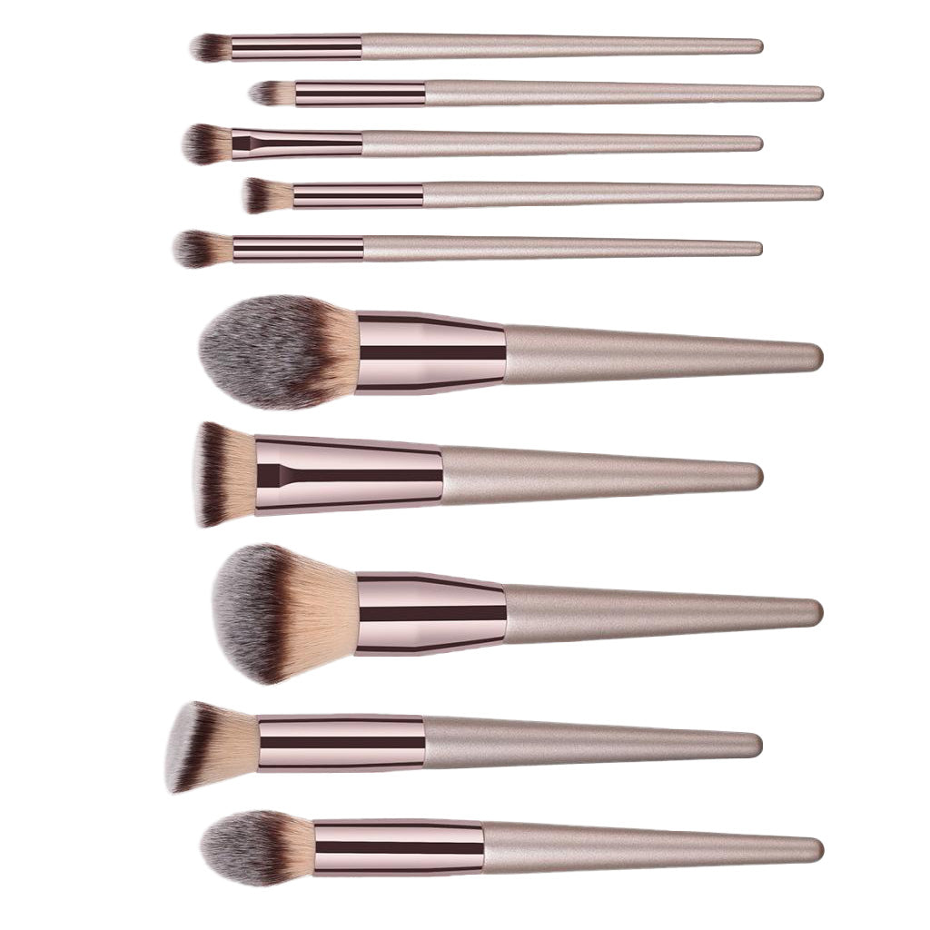 Professional Makeup Brushes Eyeshadow Foundation Beauty Cosmetics 10 Pieces