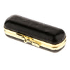 PU Leather Lipstick Lip Gloss Case Storage Makeup Holder Box Portable Black