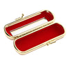 PU Leather Lipstick Lip Gloss Case Storage Makeup Holder Box Portable Gold