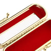 PU Leather Lipstick Lip Gloss Case Storage Makeup Holder Box Portable Gold