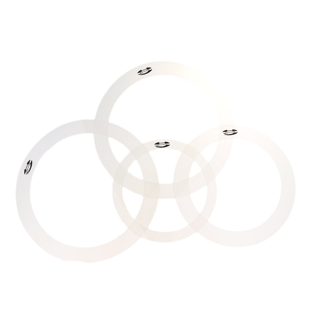 1 Pack Drum Muffler Dampening Rings Tone Control Ring 10'' 12'' 14'' 14''