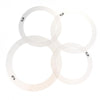 1 Pack Drum Muffler Dampening Rings Tone Control Ring 12'' 13'' 14'' 16''