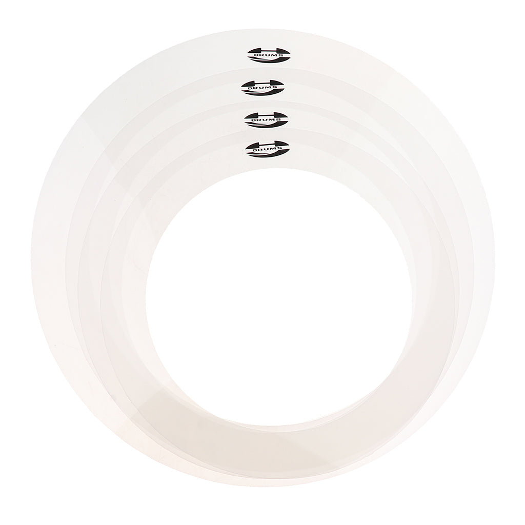 1 Pack Drum Muffler Dampening Rings Tone Control Ring 12'' 13'' 14'' 16''