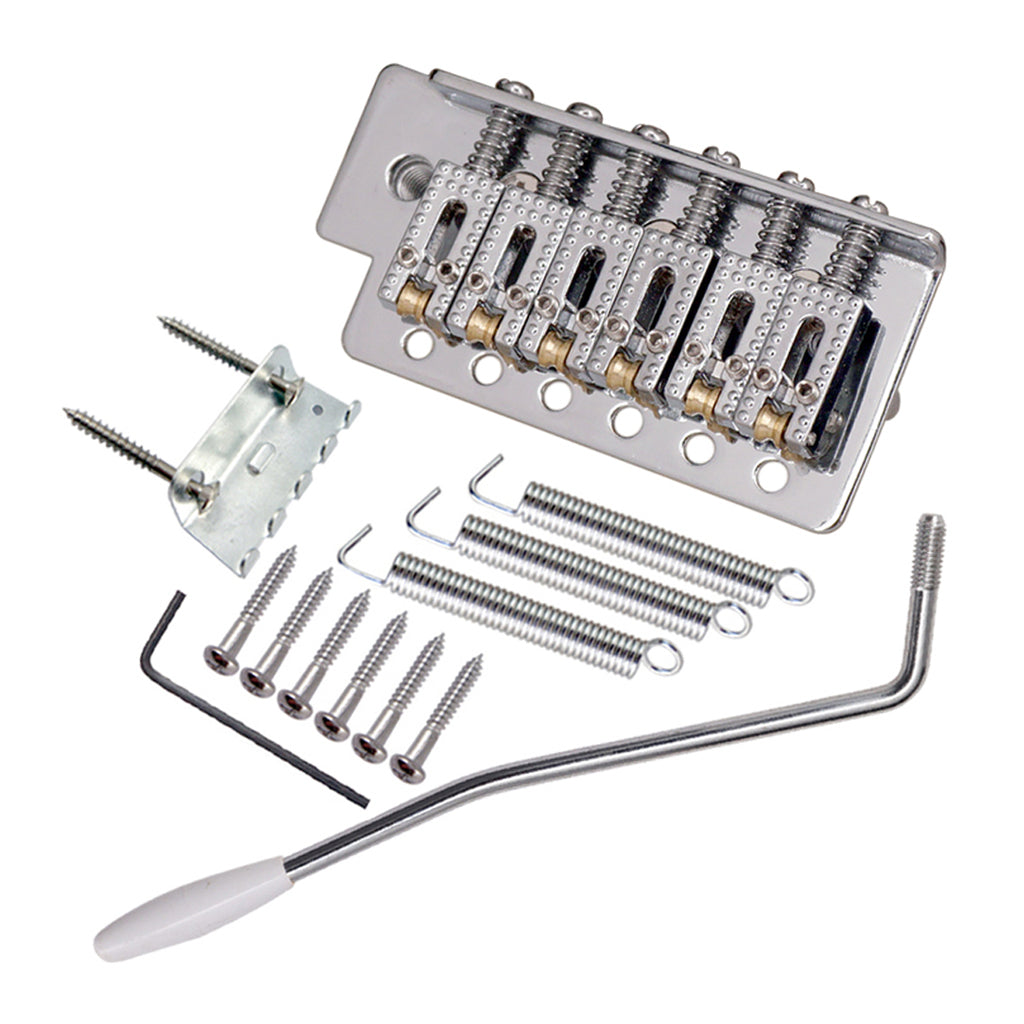 6 String Electric Guitar Tremolo Bridge with Whammy Bar for ST SQ Silver