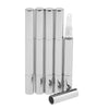 5Pcs 3ml Empty Nail Oil Pen,Twist Pen,Cosmetic Container,Lip Gloss Tubes Silver