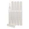 5Pcs 3ml Empty Nail Oil Pen,Twist Pen,Cosmetic Container,Lip Gloss Tubes White