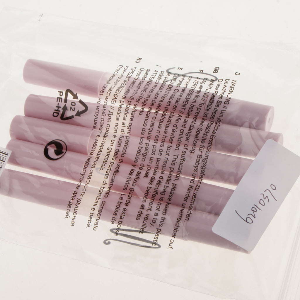 5Pcs 3ml Empty Nail Oil Pen,Twist Pen,Cosmetic Container,Lip Gloss Tubes Pink