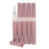 5Pcs 3ml Empty Nail Oil Pen,Twist Pen,Cosmetic Container,Lip Gloss Tubes Pink