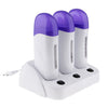 3pcs Depilatory Roll On Wax Cartridge Heater Warmer Hair Removal Machine EU