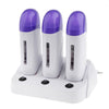 3pcs Depilatory Roll On Wax Cartridge Heater Warmer Hair Removal Machine EU