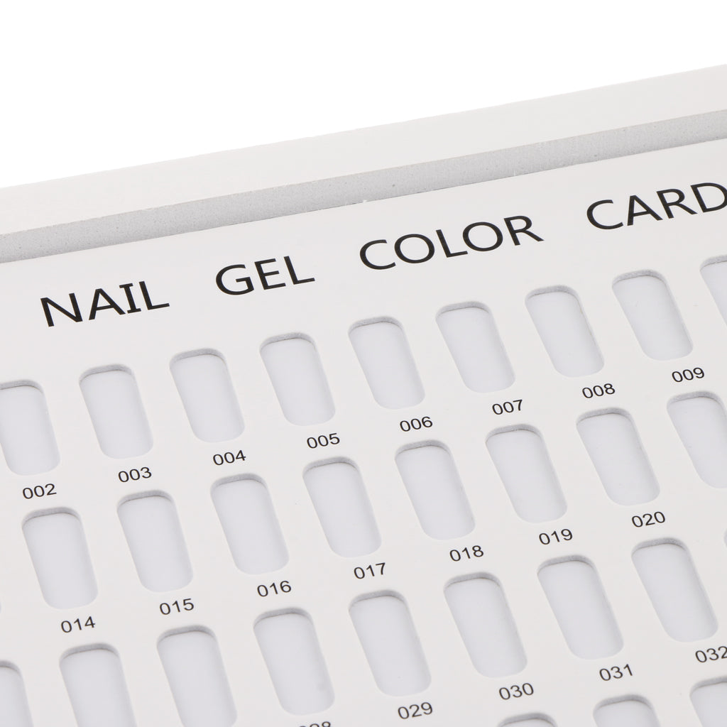 120 Colors DIY Nail Art Book Nail Polish UV Gel Color Cards With False Nail #1