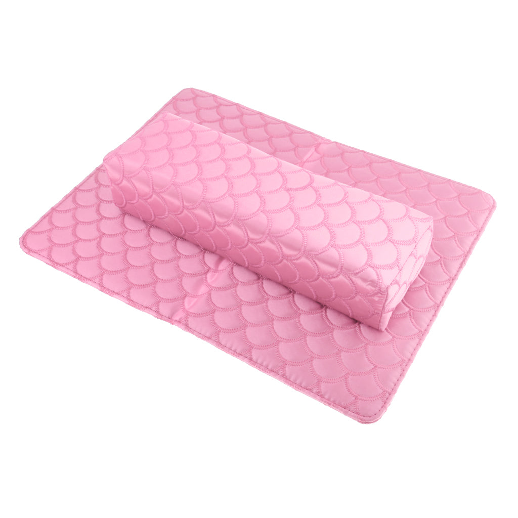 Soft Hand Cushion Nail Pillow Pad Nails Art Design Manicure Arm Rest Holder Pink