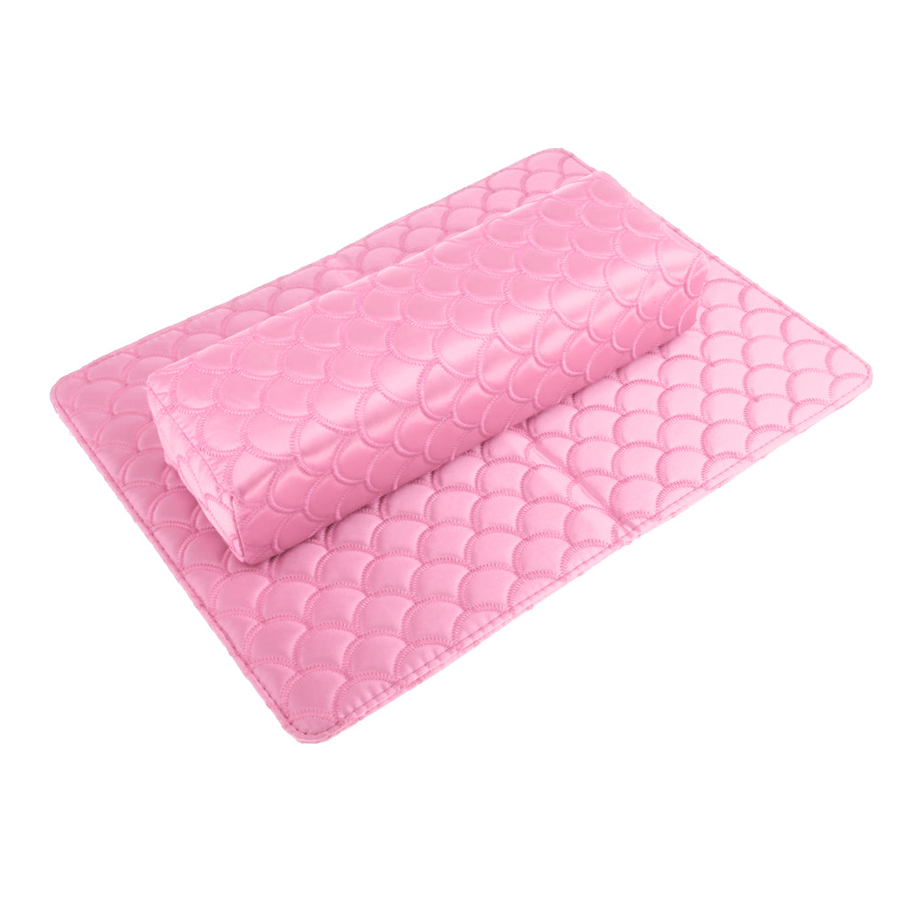 Soft Hand Cushion Nail Pillow Pad Nails Art Design Manicure Arm Rest Holder Pink