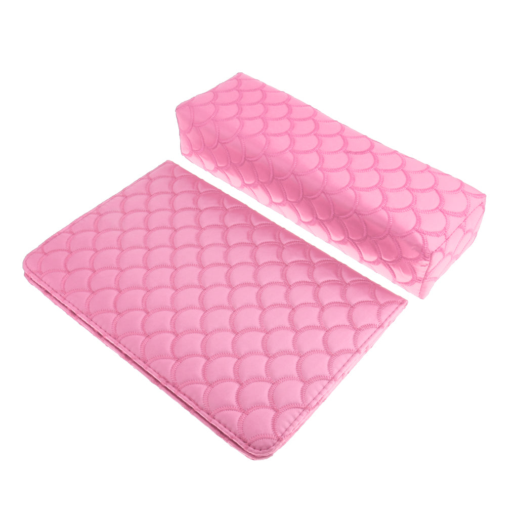 Soft Hand Cushion Nail Pillow Pad Nails Art Design Manicure Arm Rest Holder Pink