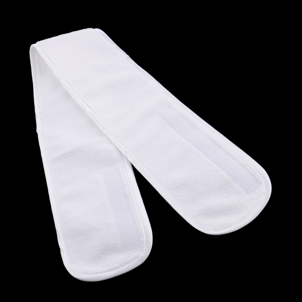 Women Microfiber Body Shower Bath Towel Wrap for SPA with Stretch Headband White