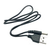 USB2.0 to DC3.5mm charging cable 5V power cable DC charging cable 50cm-black