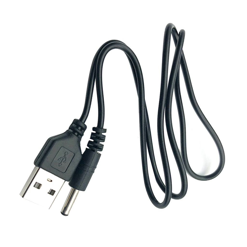 USB2.0 to DC3.5mm charging cable 5V power cable DC charging cable 50cm-black