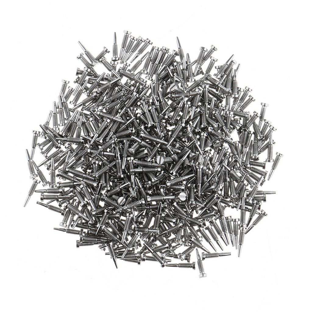 500 Pieces Self Tapping Tiny Screws Watch Eyeglass Repair Kit 2.0x1.4x7.0mm