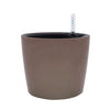 Self Watering Traditional Round Planter Pot  Gray