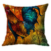 Square Cushion Cover for Soft Car Home Decor Cock 60x60cm