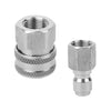 Stainless Steel 3/8 Male and Female Adaptor Pressure Washer Hose Connector