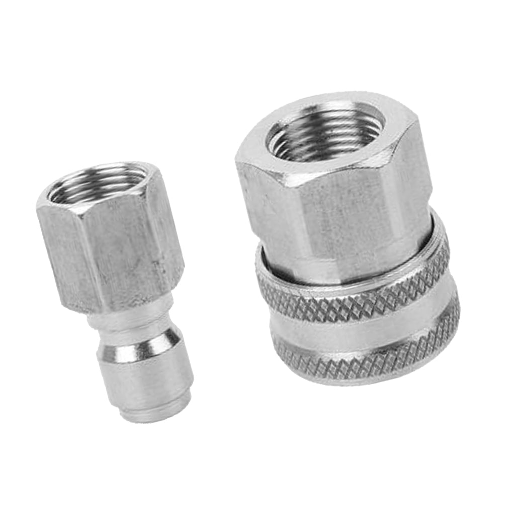 Stainless Steel 3/8 Male and Female Adaptor Pressure Washer Hose Connector