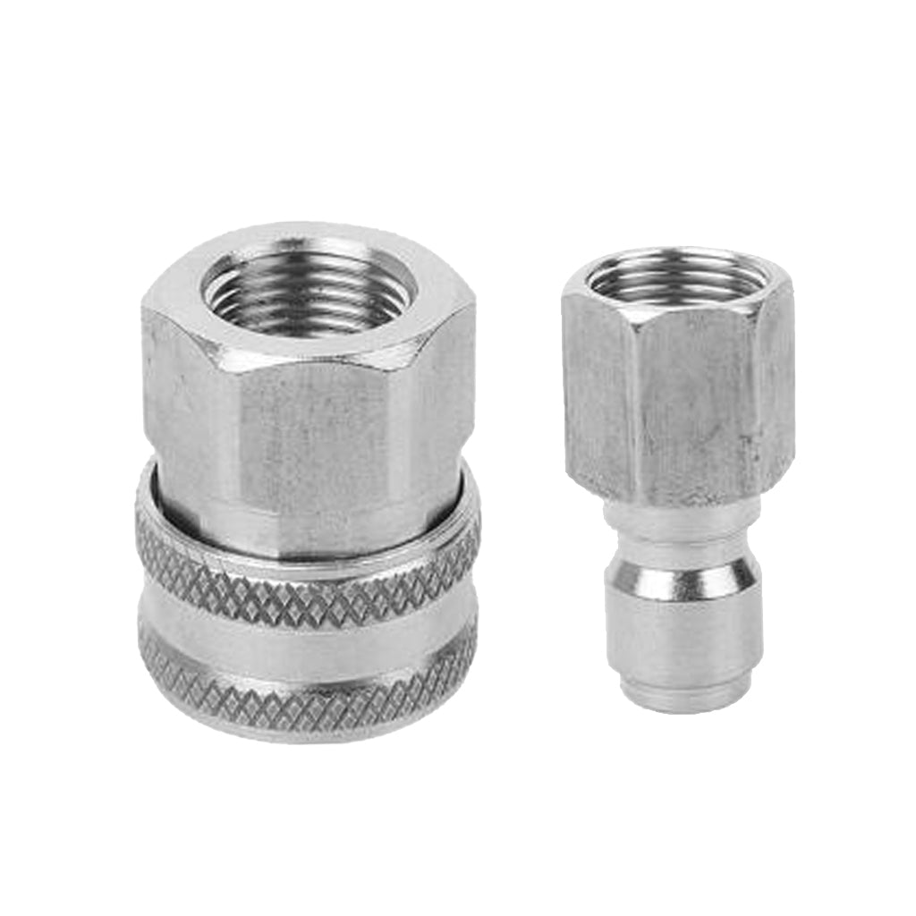 Stainless Steel 3/8 Male and Female Adaptor Pressure Washer Hose Connector