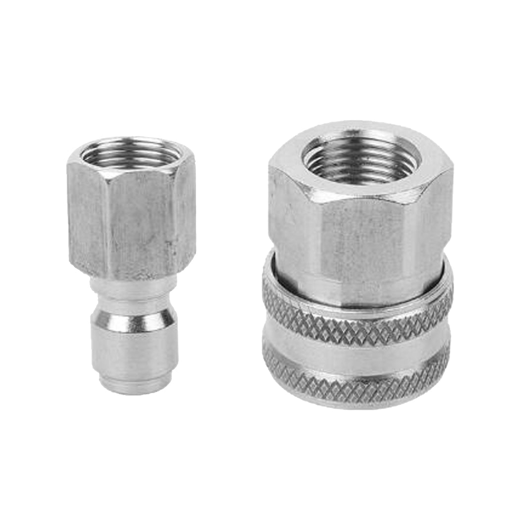 Stainless Steel 3/8 Male and Female Adaptor Pressure Washer Hose Connector