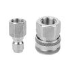 Stainless Steel 3/8 Male and Female Adaptor Pressure Washer Hose Connector