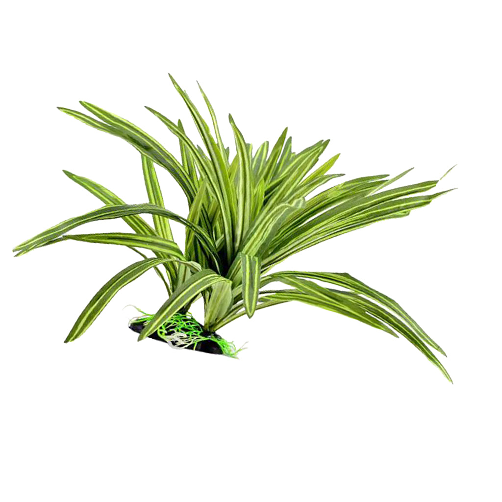 Aquarium Fish Tank Landscaping Simulation Plant Silk leaf water grass