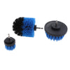 3PCS Tile Grout Cleaning Drill brush Scrub Brush Drill Attachment Kit Blue