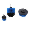 3PCS Tile Grout Cleaning Drill brush Scrub Brush Drill Attachment Kit Blue