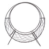 Iron Wire Wreath Frame Succulent Pot Metal Planter Plant Holder Decoration D