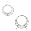 Iron Wire Wreath Frame Succulent Pot Metal Planter Plant Holder Decoration D