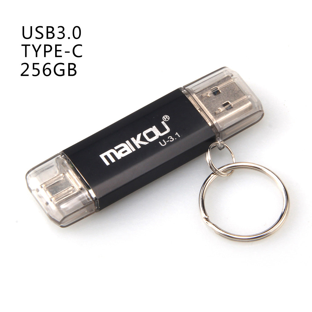 2in1 USB 3.0 type c USB flash drive USB3.0 OTG  256GB