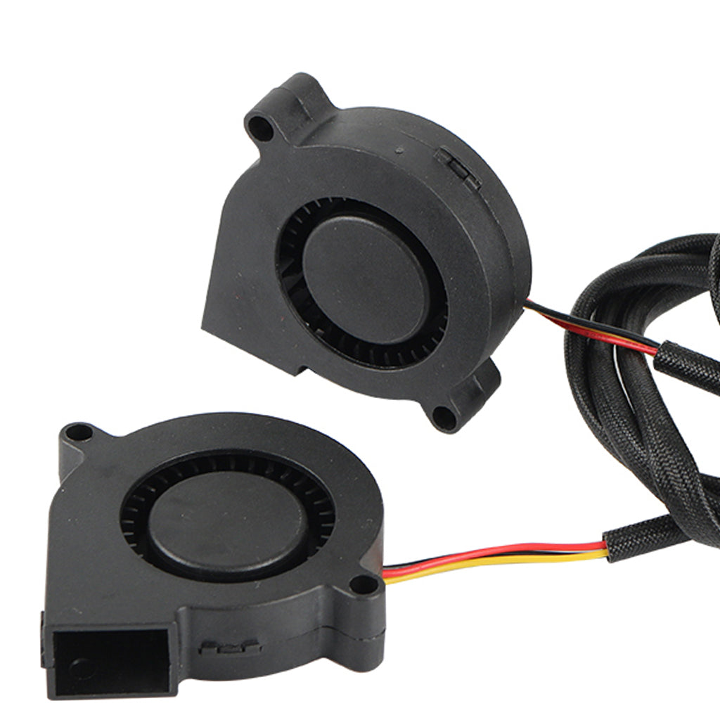 2 Pieces DC5V 5015 Blow Radial Cooling Fan Cooler Radiator for Prusa i3 MK3