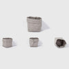 Washable Kraft Paper Bag Plant Flower Pot Storage Bag 25x25x40cm Grey