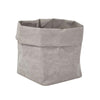 Washable Kraft Paper Bag Plant Flower Pot Storage Bag 25x25x40cm Grey