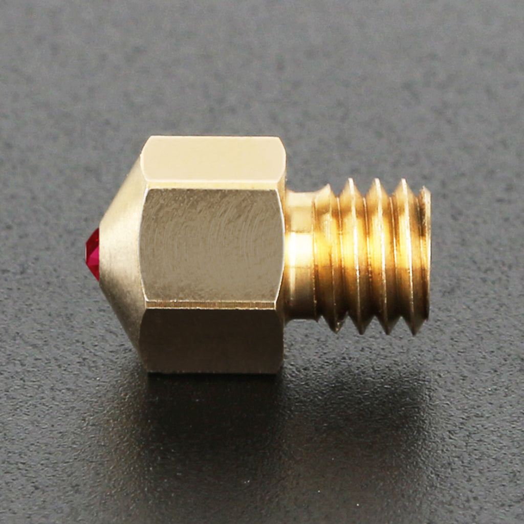 Brass MK8 Ruby Nozzle 0.4MM Filament 3D Printer Parts Extruder Print Head