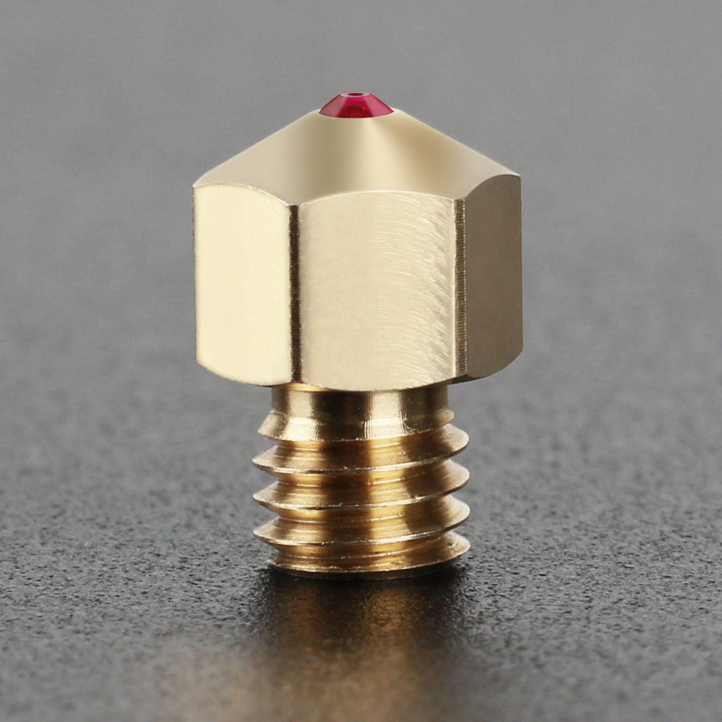 Brass MK8 Ruby Nozzle 0.4MM Filament 3D Printer Parts Extruder Print Head