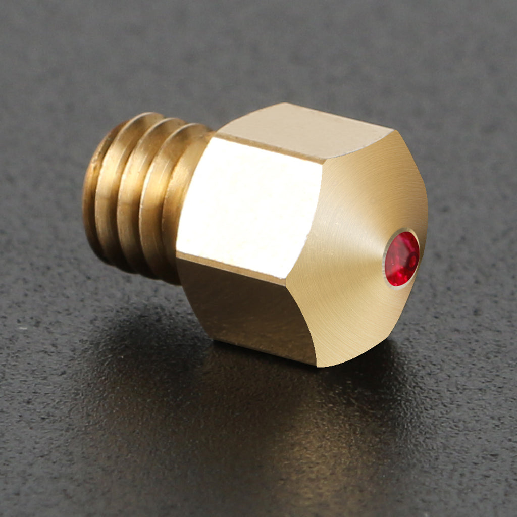 Brass MK8 Ruby Nozzle 0.4MM Filament 3D Printer Parts Extruder Print Head