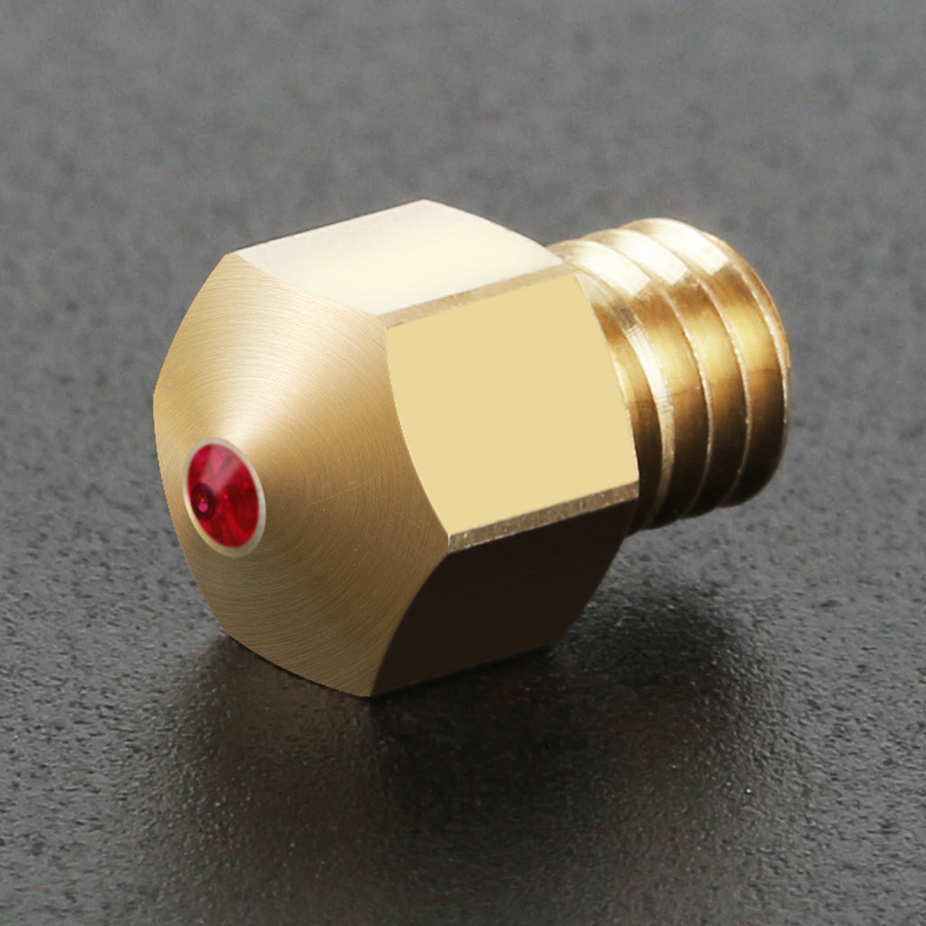 Brass MK8 Ruby Nozzle 0.4MM Filament 3D Printer Parts Extruder Print Head