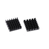 20 Pieces Aluminum Radiators Heat Sinks 18x18x5mm + Pre-applied Thermal Tape